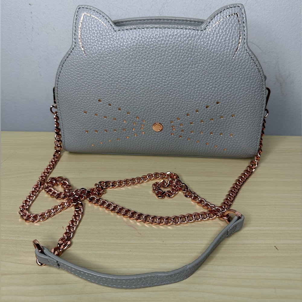 Ted Baker London Leather Cat Crossbody